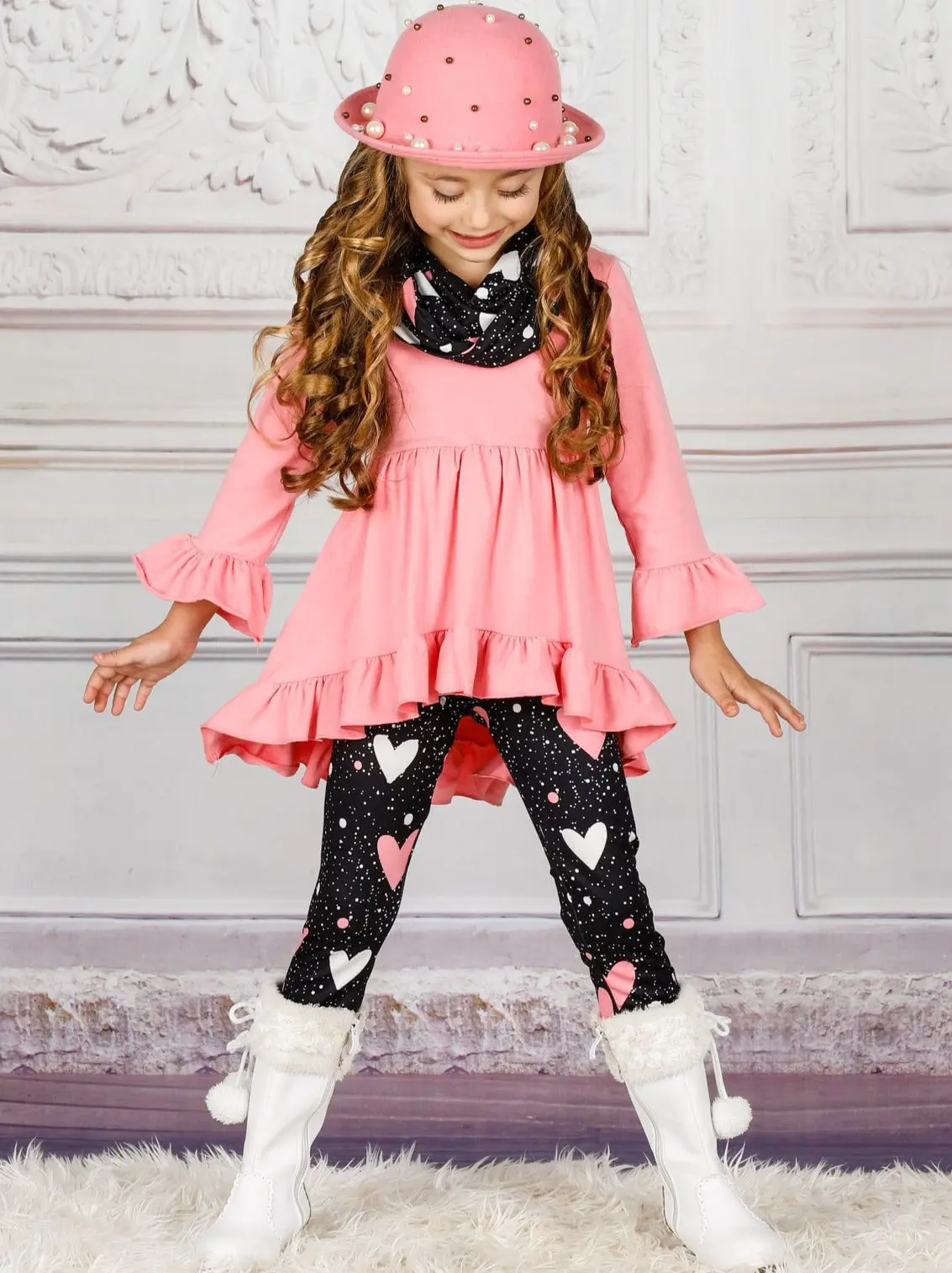 Somebody To Love Tunic , Scarf and Legging Set - Image 2