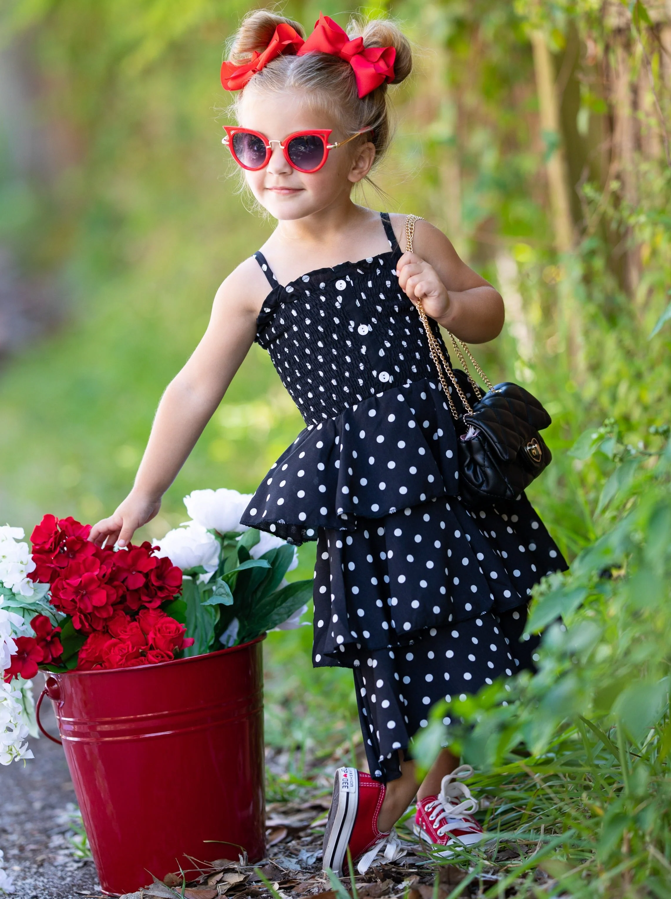 Brave Bold Polka Dot Dress - Image 4