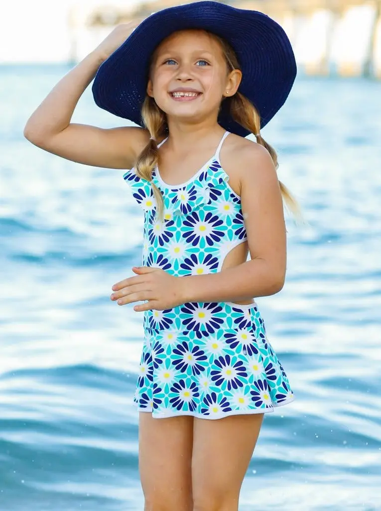 Floating On Water One Piece Swimsuit - Image 2