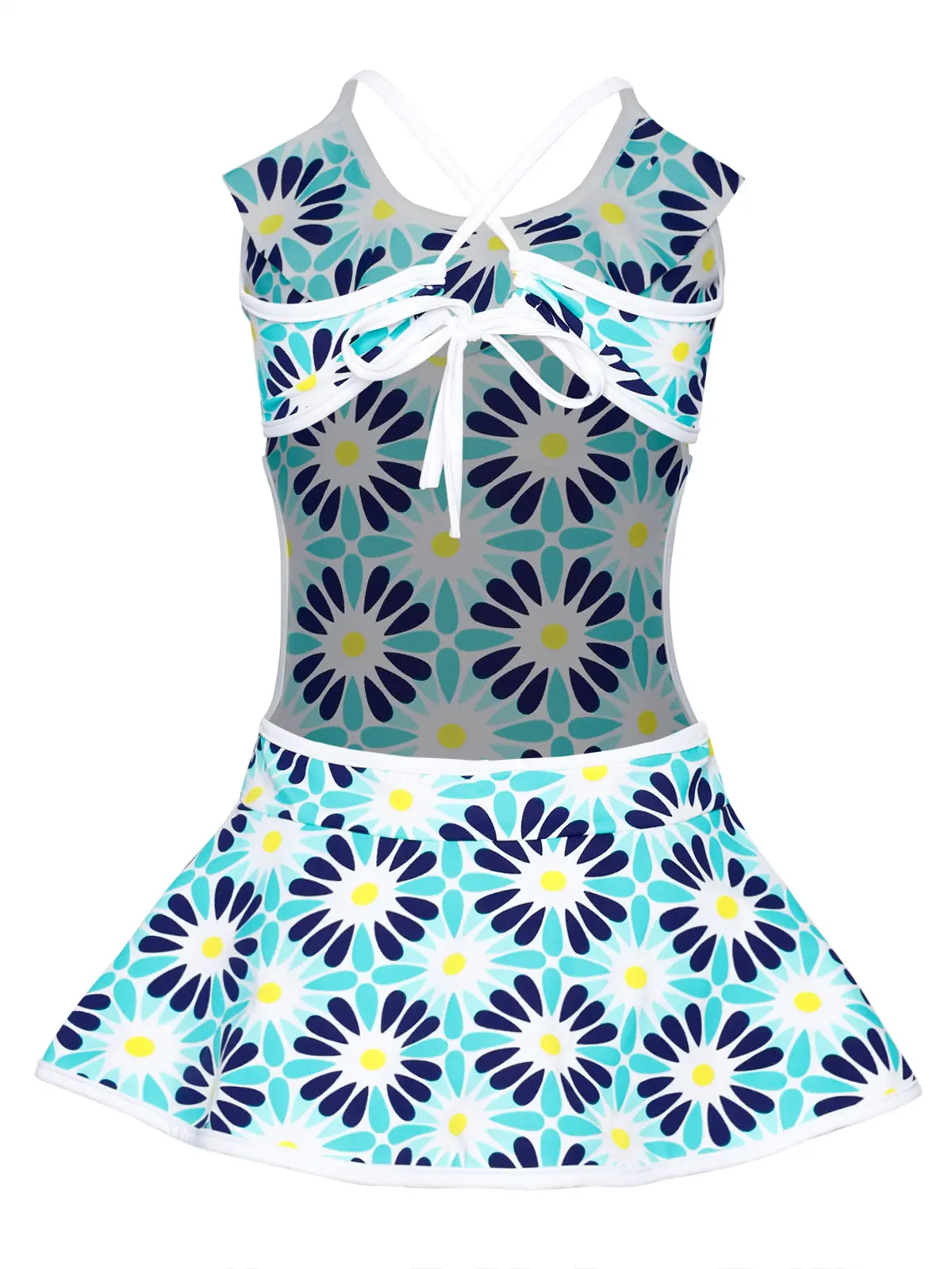 Floating On Water One Piece Swimsuit - Image 4
