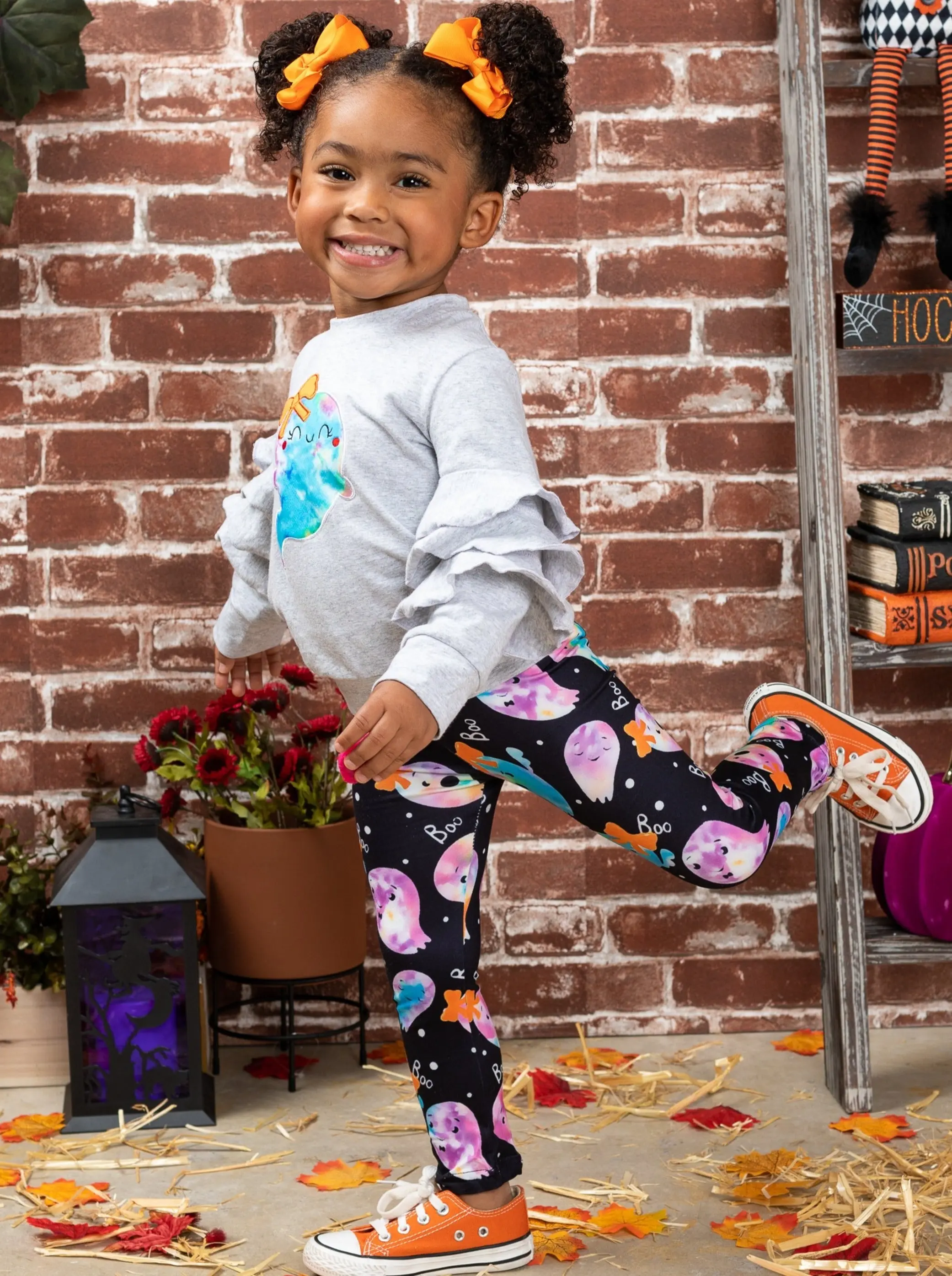 That's The Spirit Pullover and Tie Dye Legging Set - Image 2