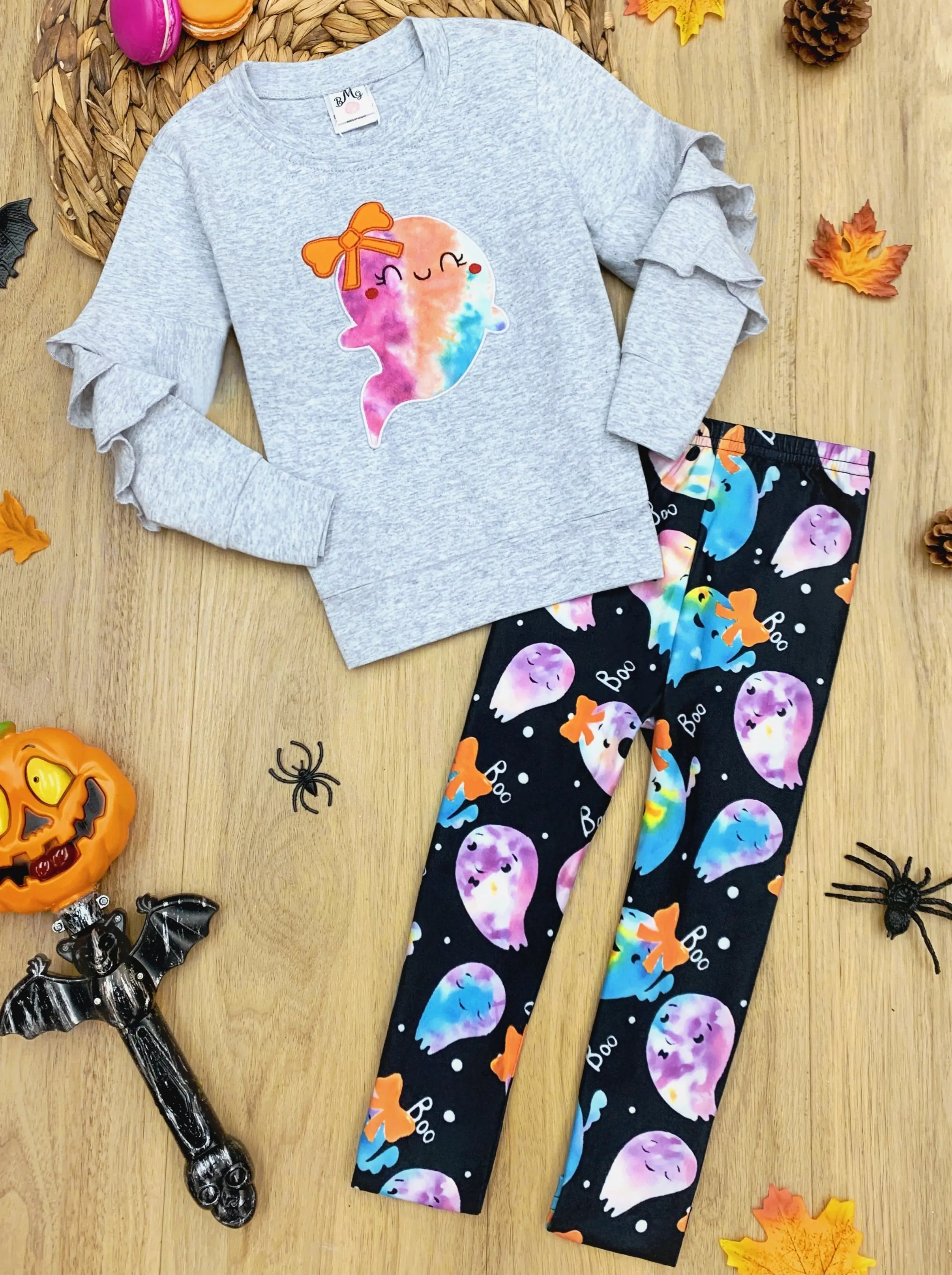 That's The Spirit Pullover and Tie Dye Legging Set - Image 3