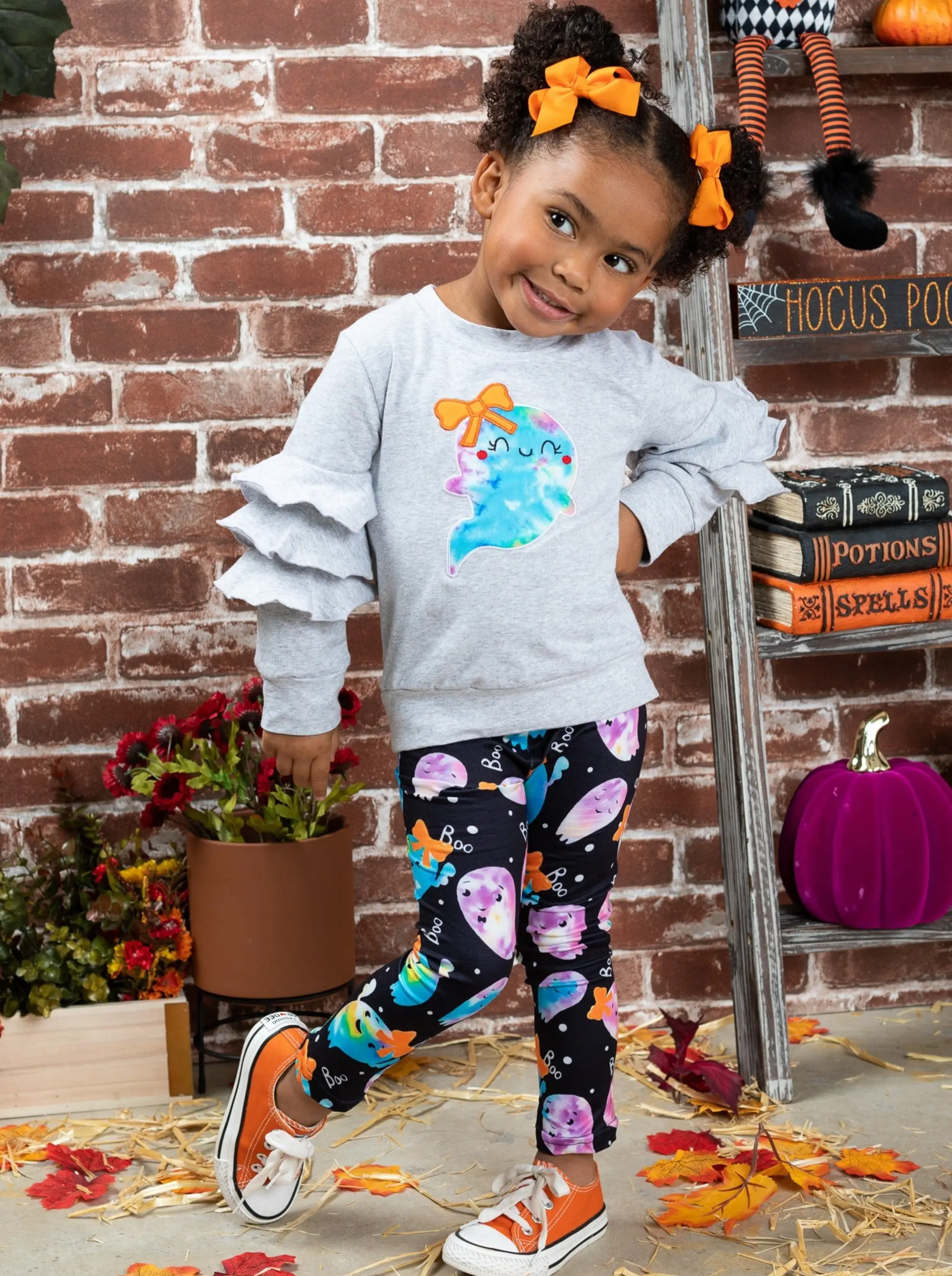That's The Spirit Pullover and Tie Dye Legging Set - Image 4