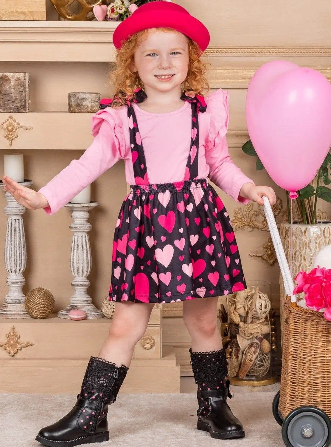 Love Conquers All Overall Skirt Set - Image 3