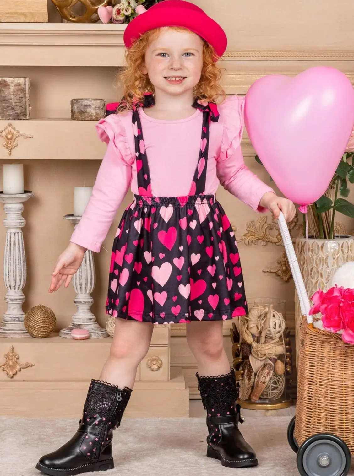 Love Conquers All Overall Skirt Set - Image 4