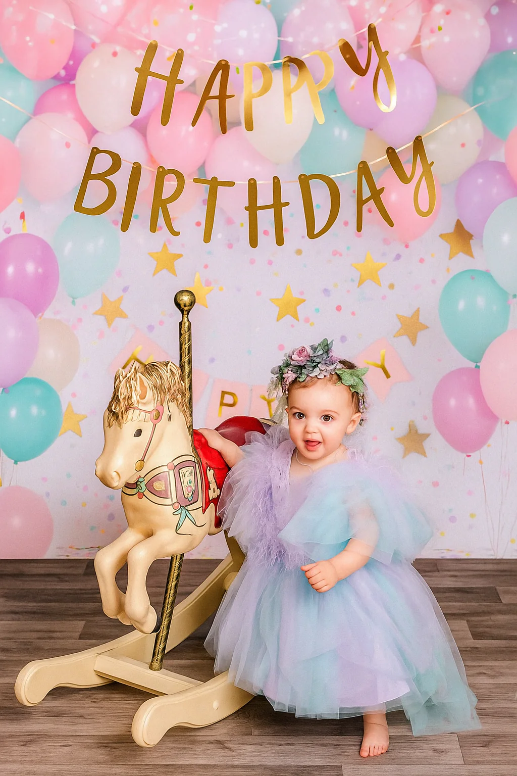 Fairytale Fantasy Hi-Lo Tulle Special Occasion Dress - Image 3