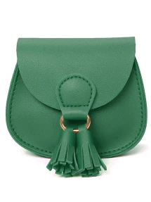 Girls Saddlebag Style Crossbody Handbag - Image 5
