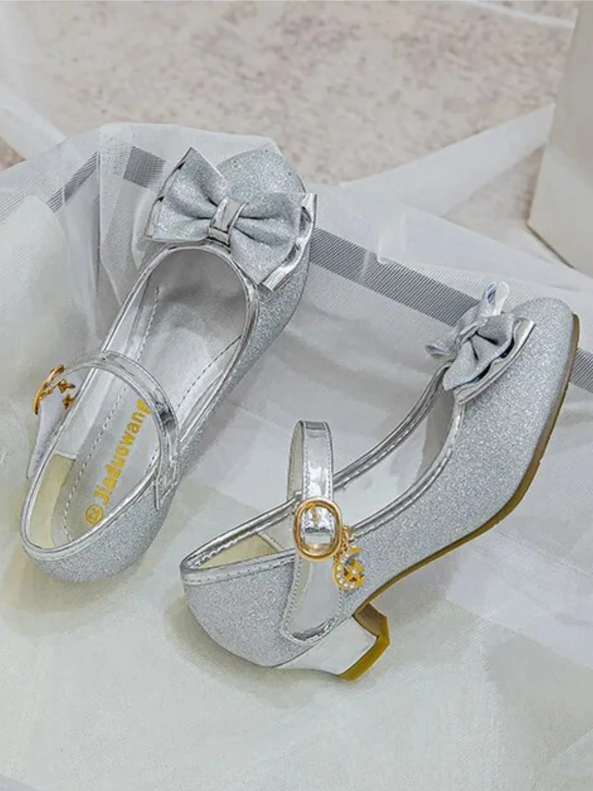 Moon and Stars Shimmer Princess Heels by Liv and Mia - Image 8