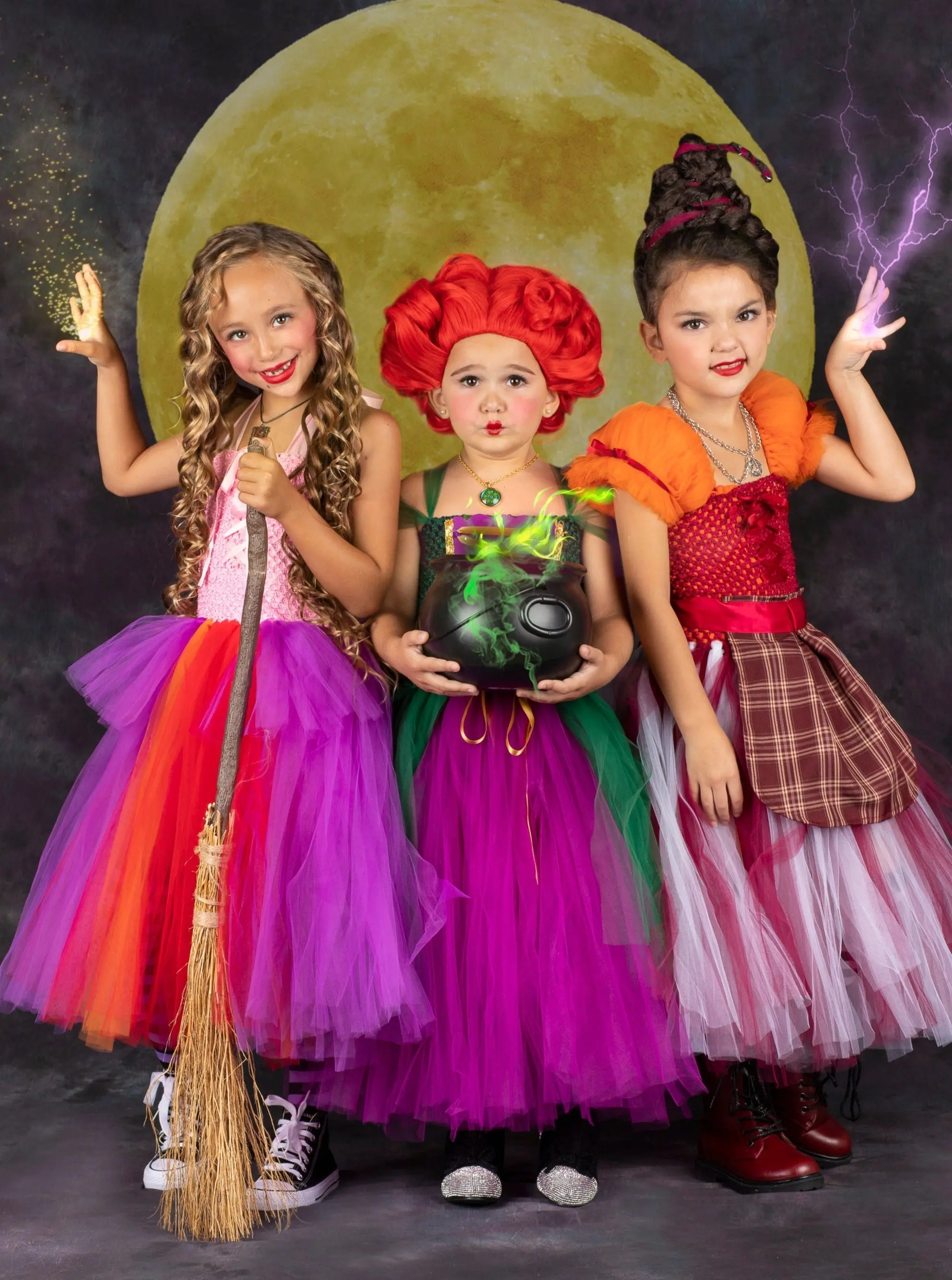 Girls Sarah Witch Tutu Costume Dress - Image 6