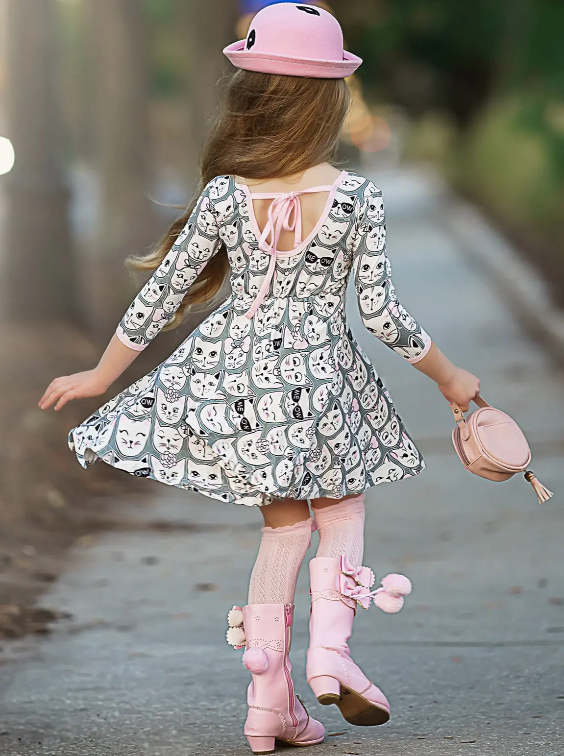 Classy Kitten Scoop Back Dress - Image 2