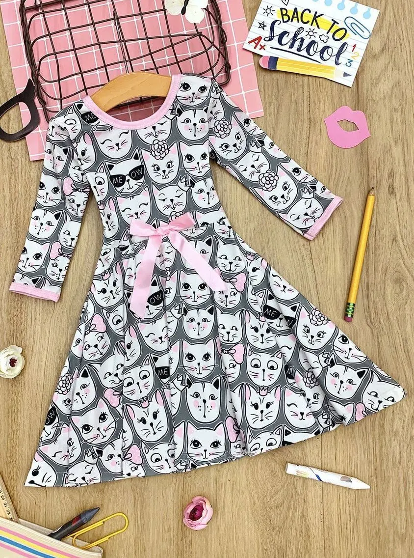 Classy Kitten Scoop Back Dress - Image 3