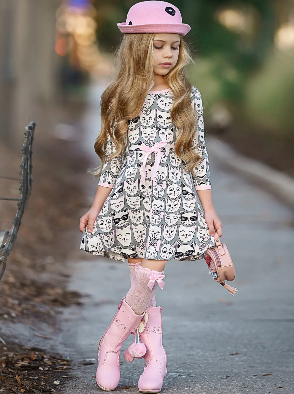 Classy Kitten Scoop Back Dress - Image 5