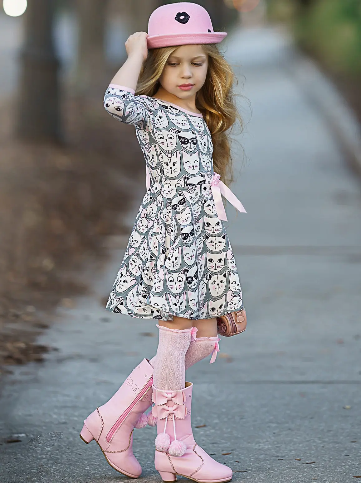 Classy Kitten Scoop Back Dress - Image 6