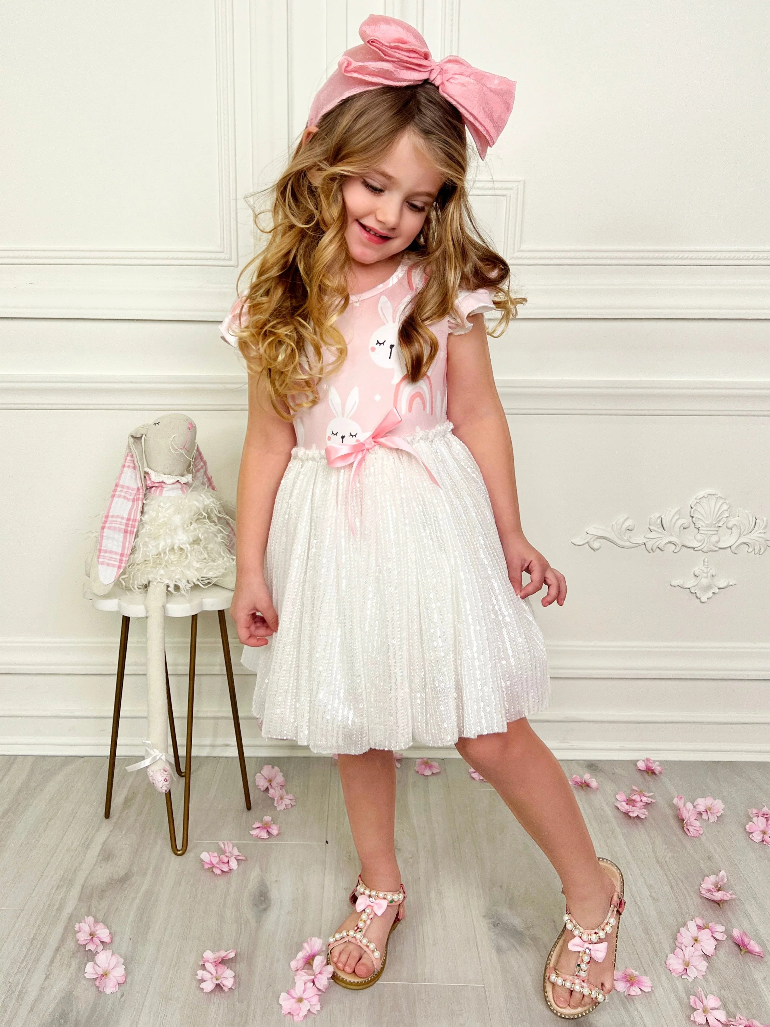 Rabbit Rainbows Sequin Tutu Dress - Image 2