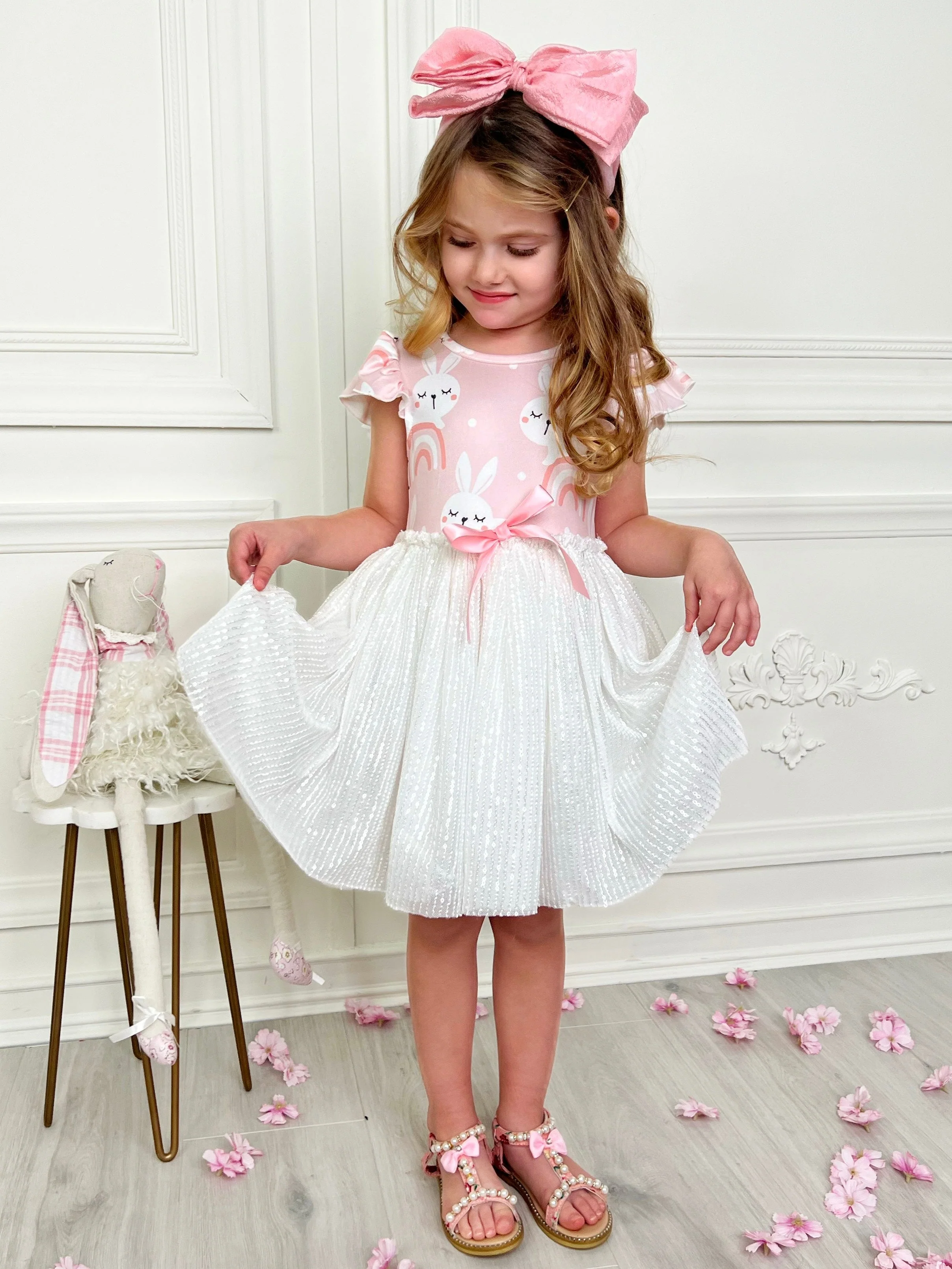 Rabbit Rainbows Sequin Tutu Dress - Image 4