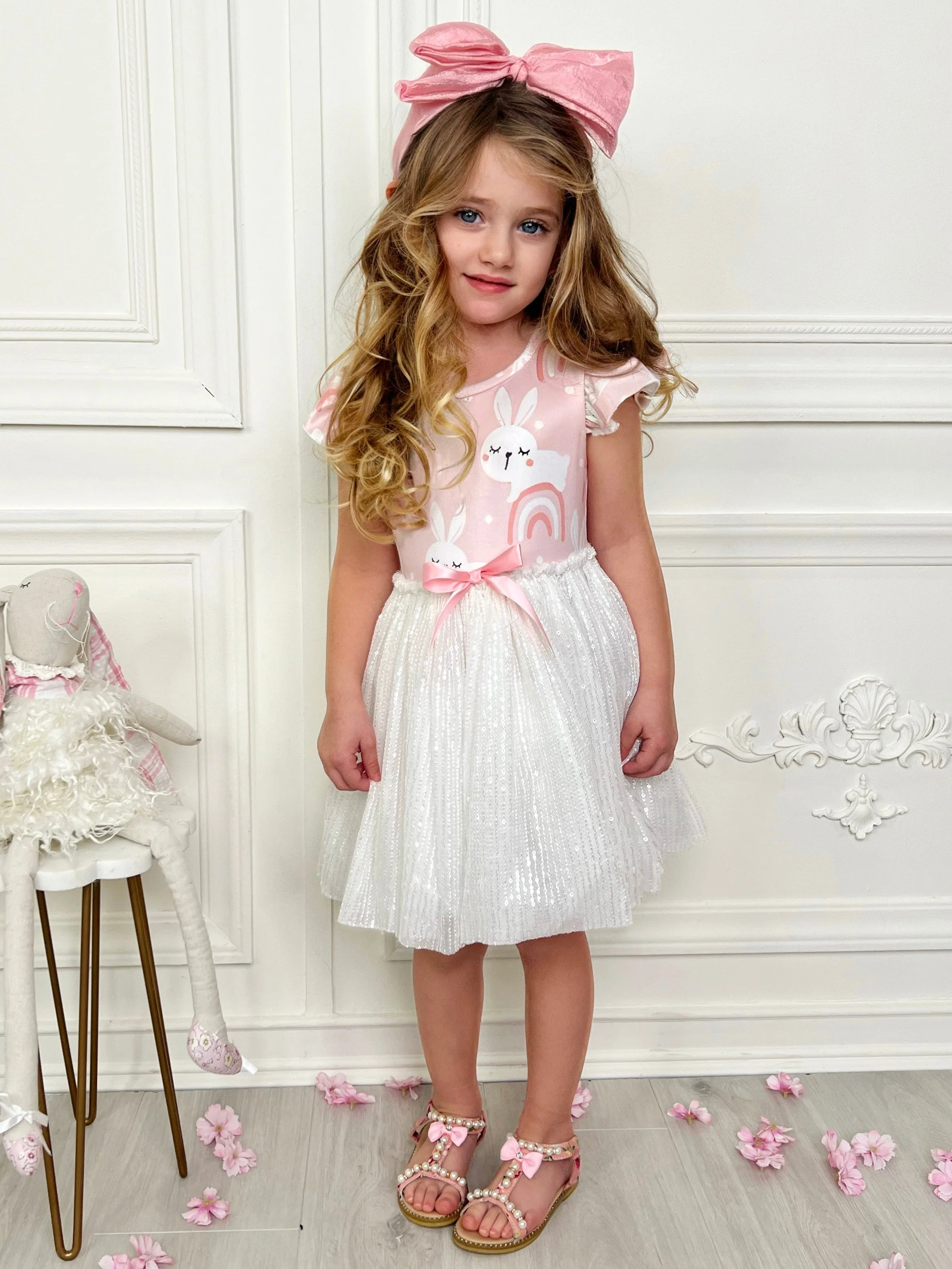 Rabbit Rainbows Sequin Tutu Dress - Image 5