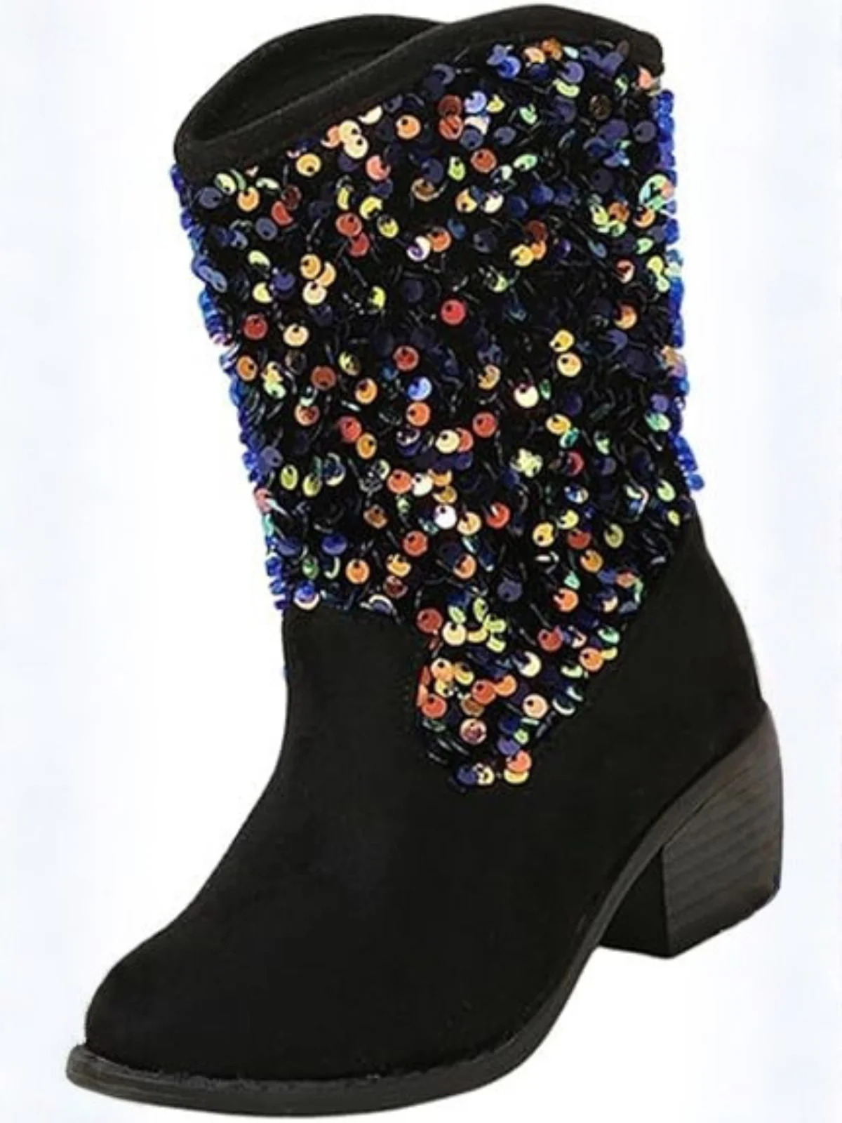 Girls Sequined Elegant Unique Boots By Liv and Mia - Image 5