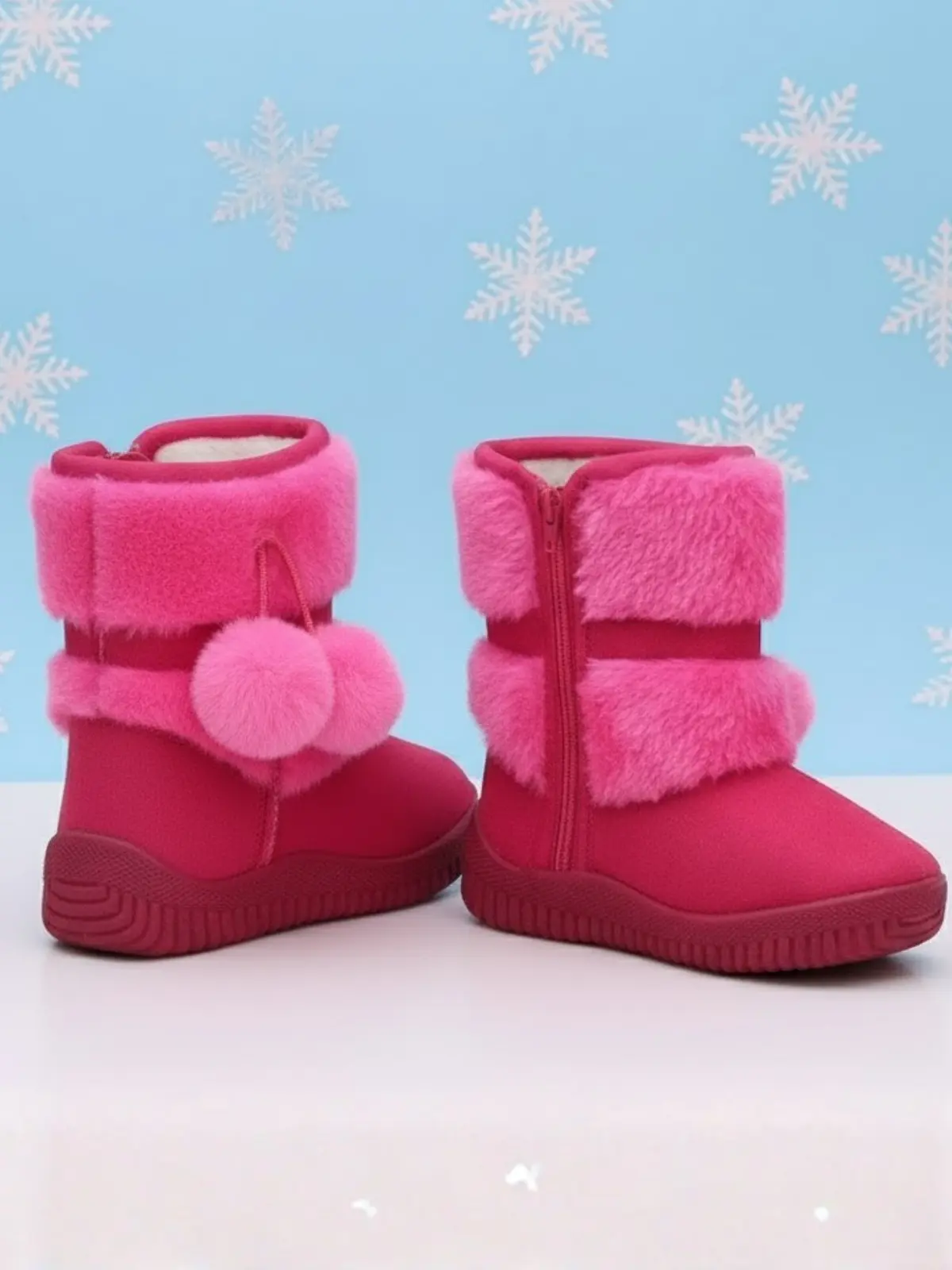 Cozy & Warm Faux Fur Snow Boots - Image 3