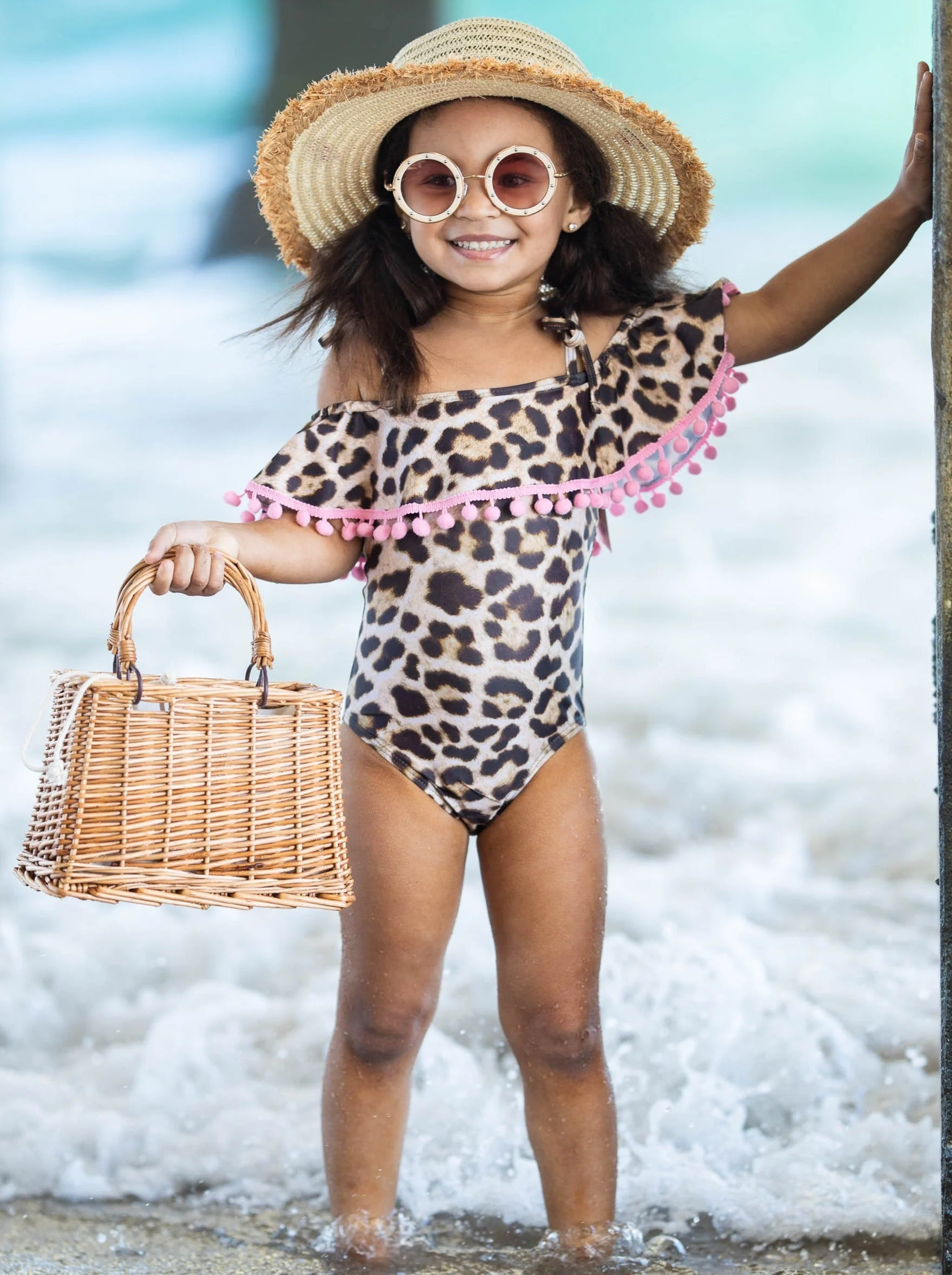 Roar All Day Leopard Print One Piece Swimsuit - Image 6