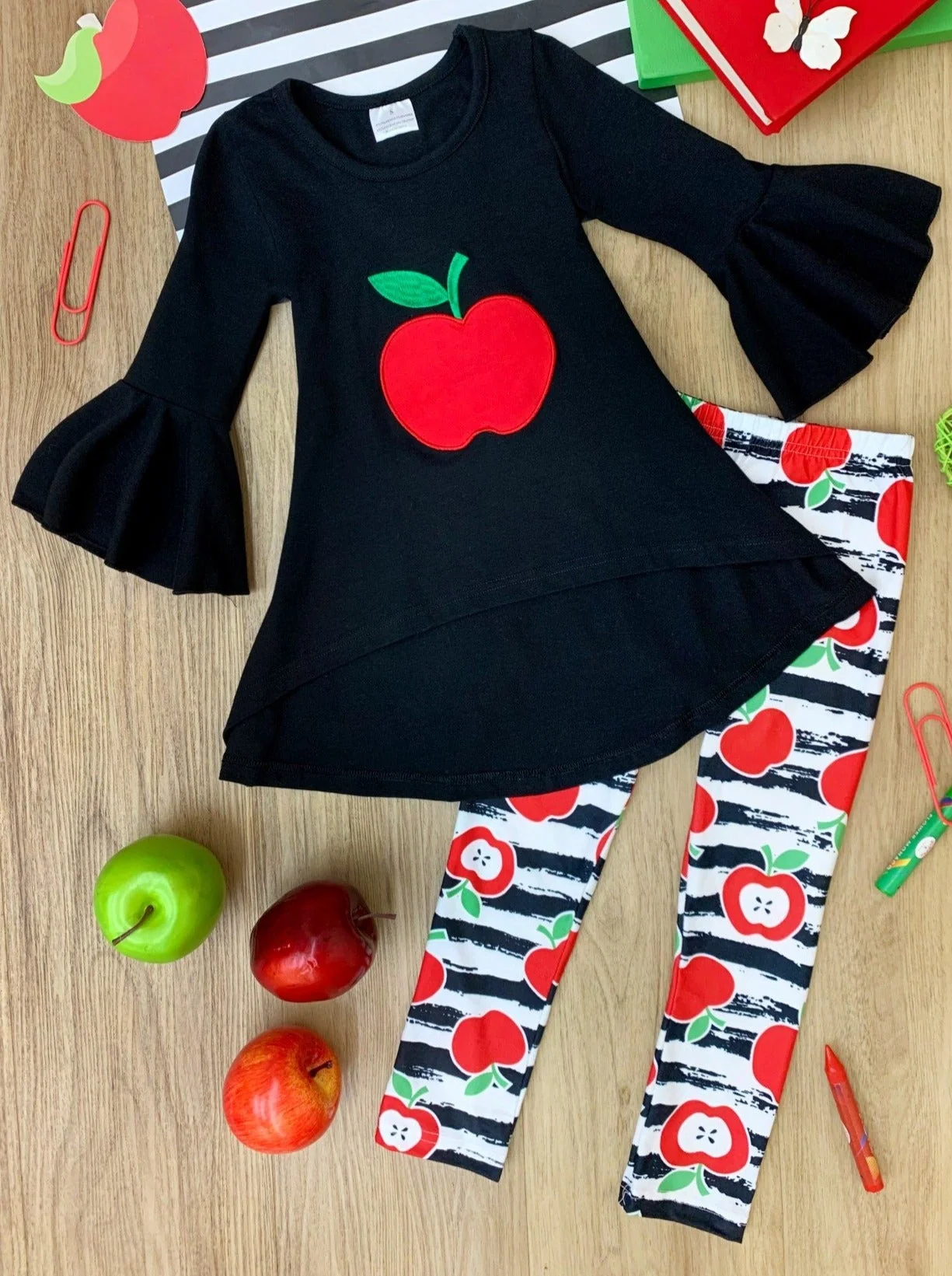 Shining Apple Hi-Lo Tunic and Legging Set - Image 3