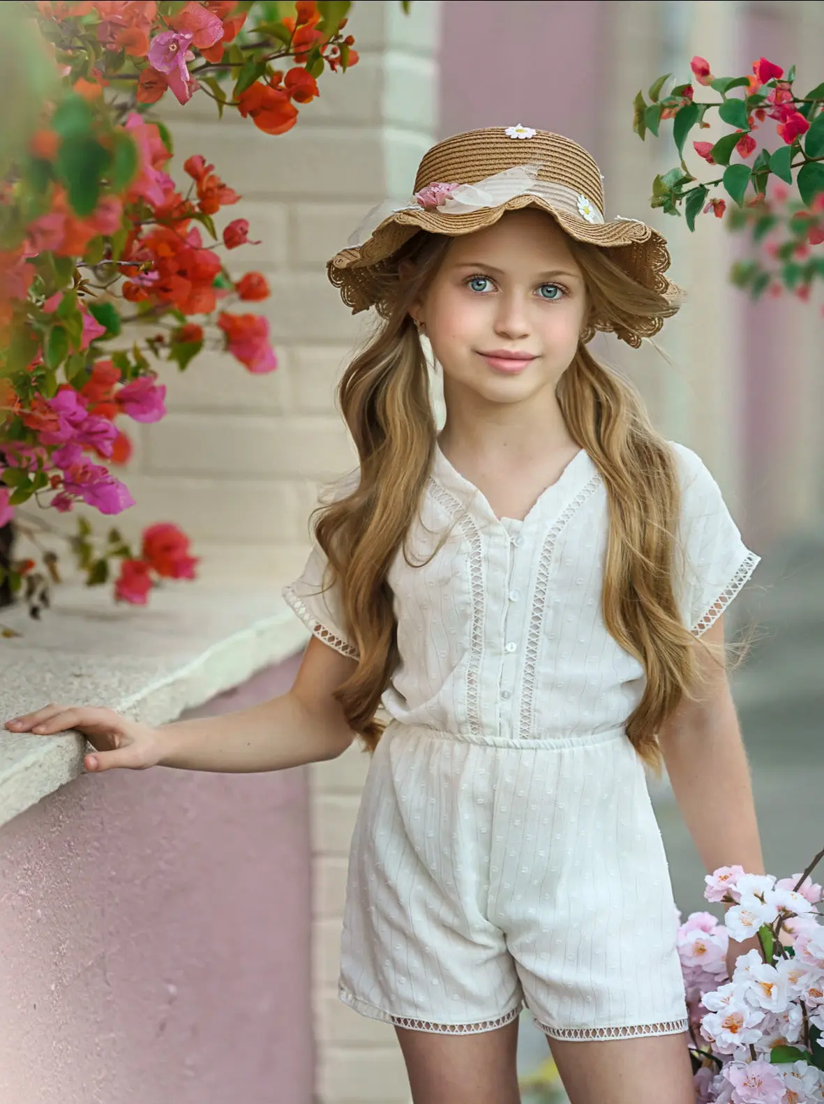 Graceful Beauty Short Sleeved Romper - Image 14