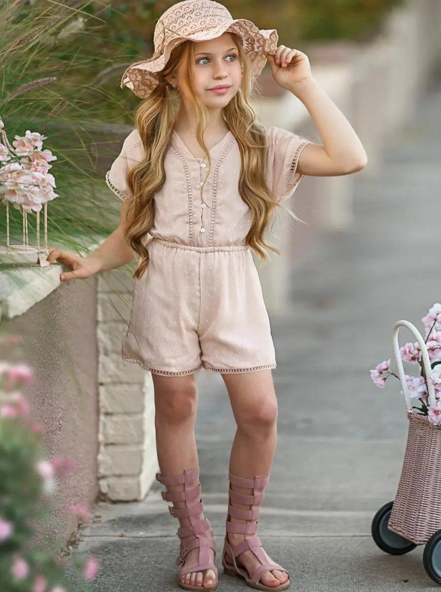 Graceful Beauty Short Sleeved Romper - Image 3