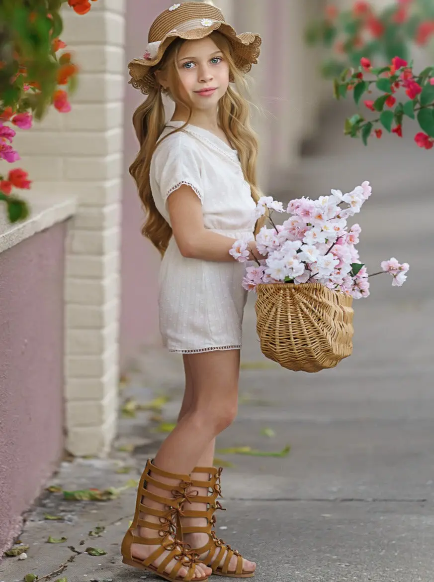 Graceful Beauty Short Sleeved Romper - Image 5