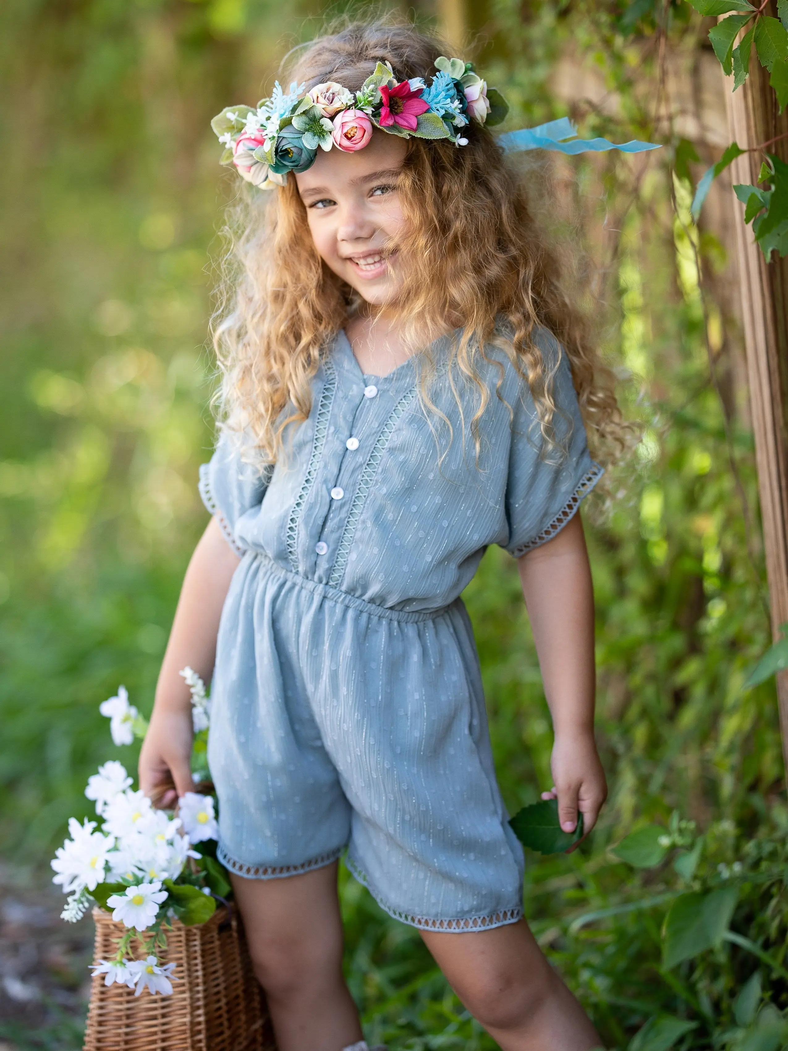 Graceful Beauty Short Sleeved Romper - Image 6
