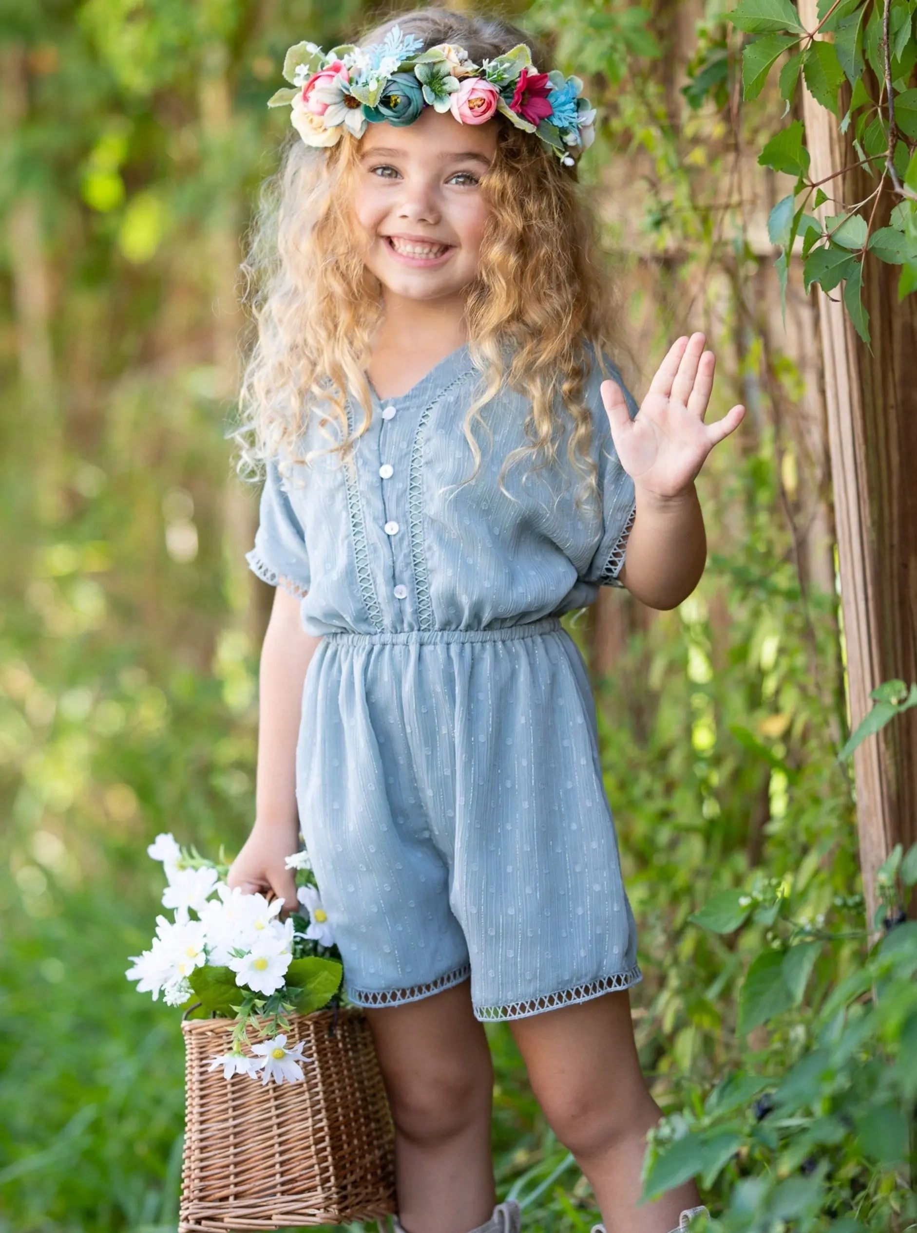 Graceful Beauty Short Sleeved Romper - Image 7