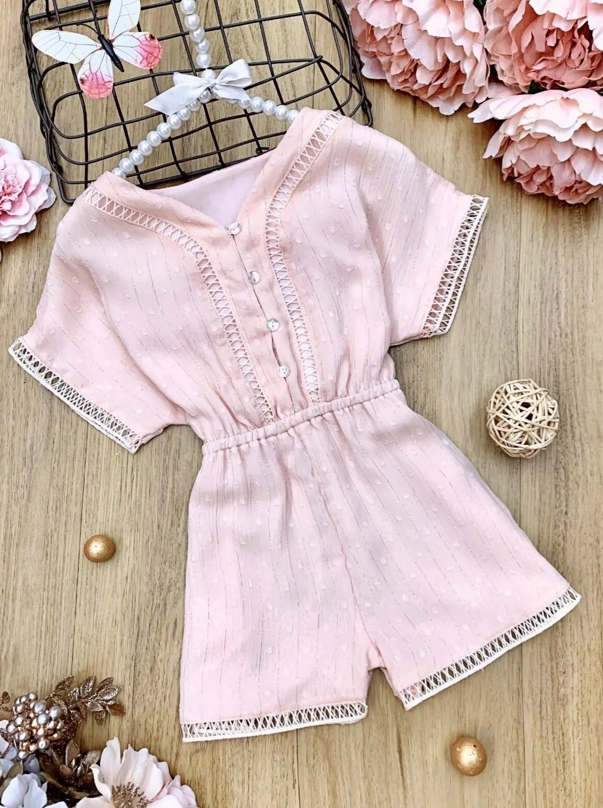 Graceful Beauty Short Sleeved Romper - Image 9