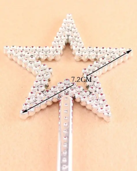 Girls Silver Fairy Princess Wand - Image 2