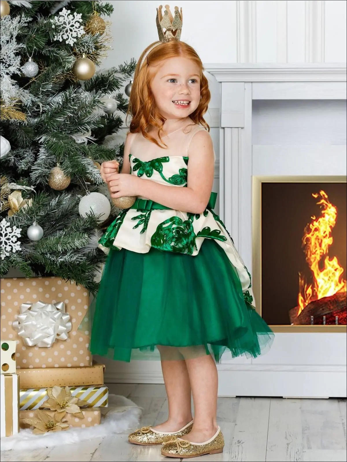 Winter-ful Peplum Holiday Dress - Image 6