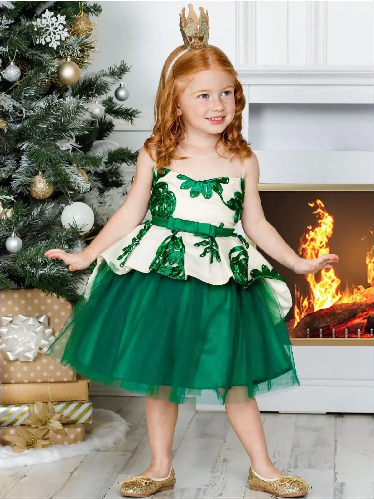 Winter-ful Peplum Holiday Dress - Image 7