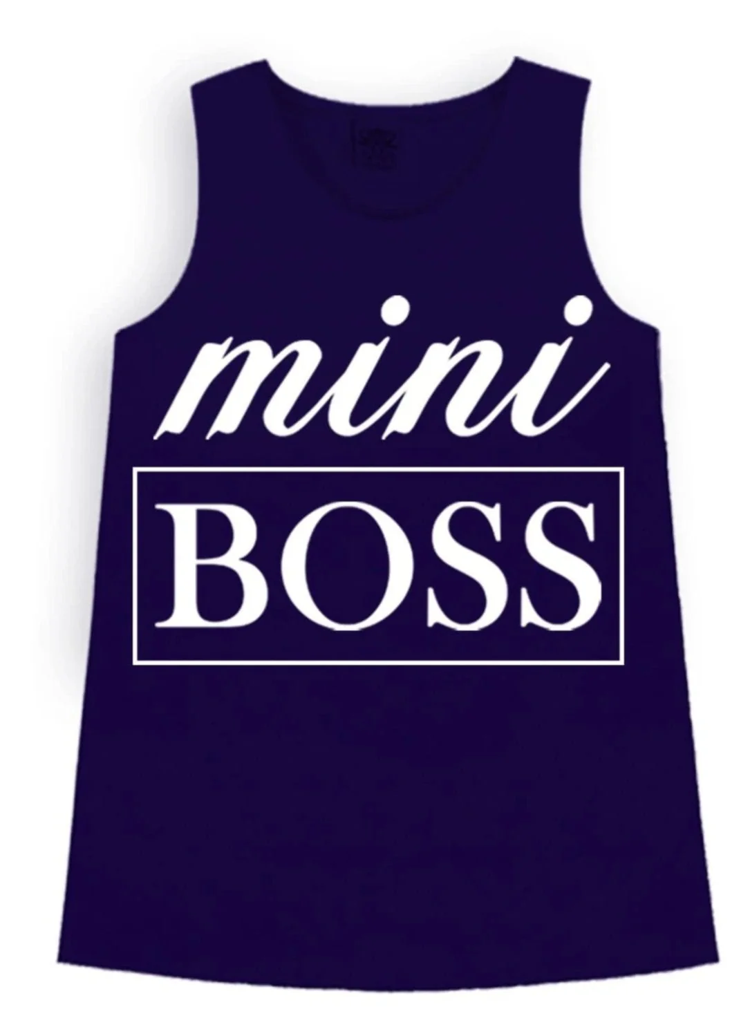 Mini Boss Navy Tank Top - Image 4