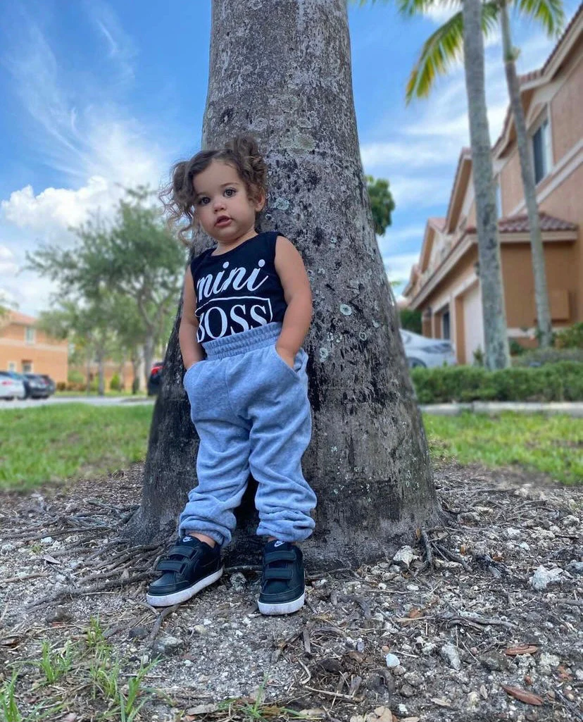 Mini Boss Navy Tank Top - Image 5
