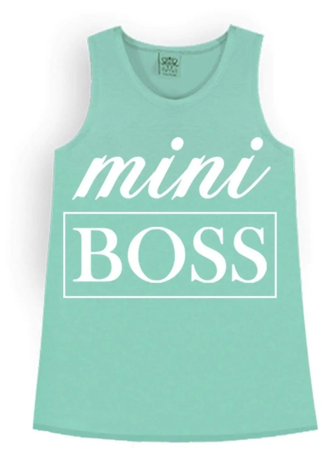 Mini Boss Mint Tank Top - Image 5