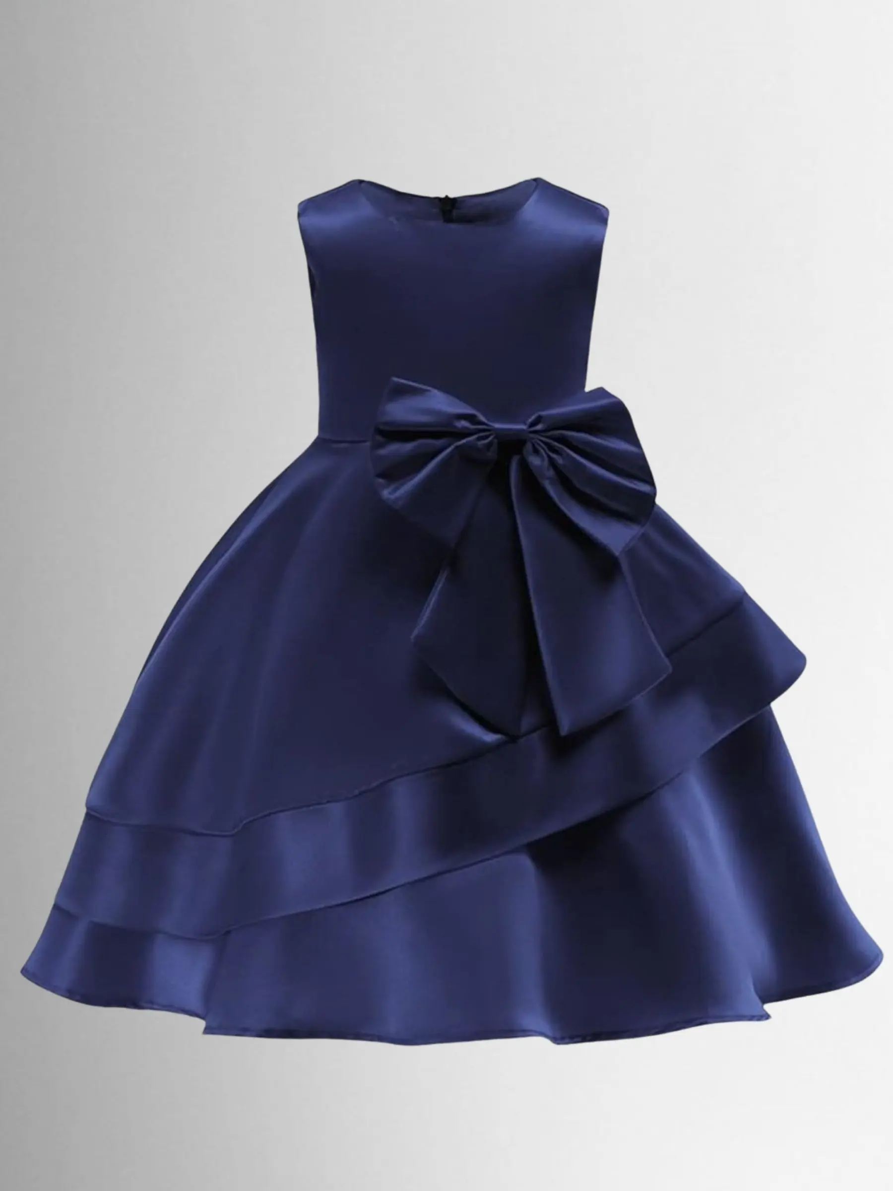 Shimmering Sweet Asymmetrical Ball Gown - Image 3