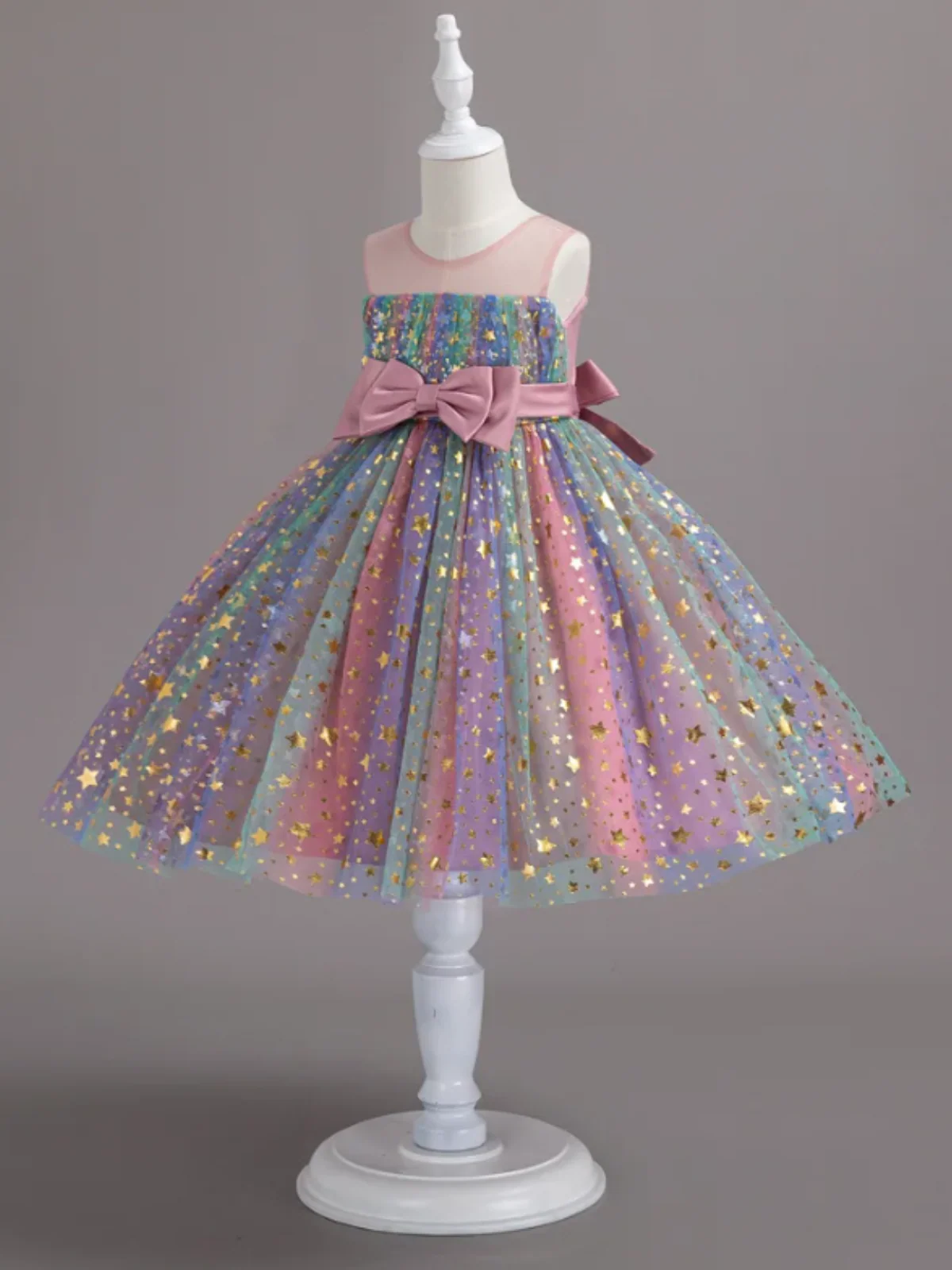 Make A Wish Star Sequin Tulle Dress - Image 2