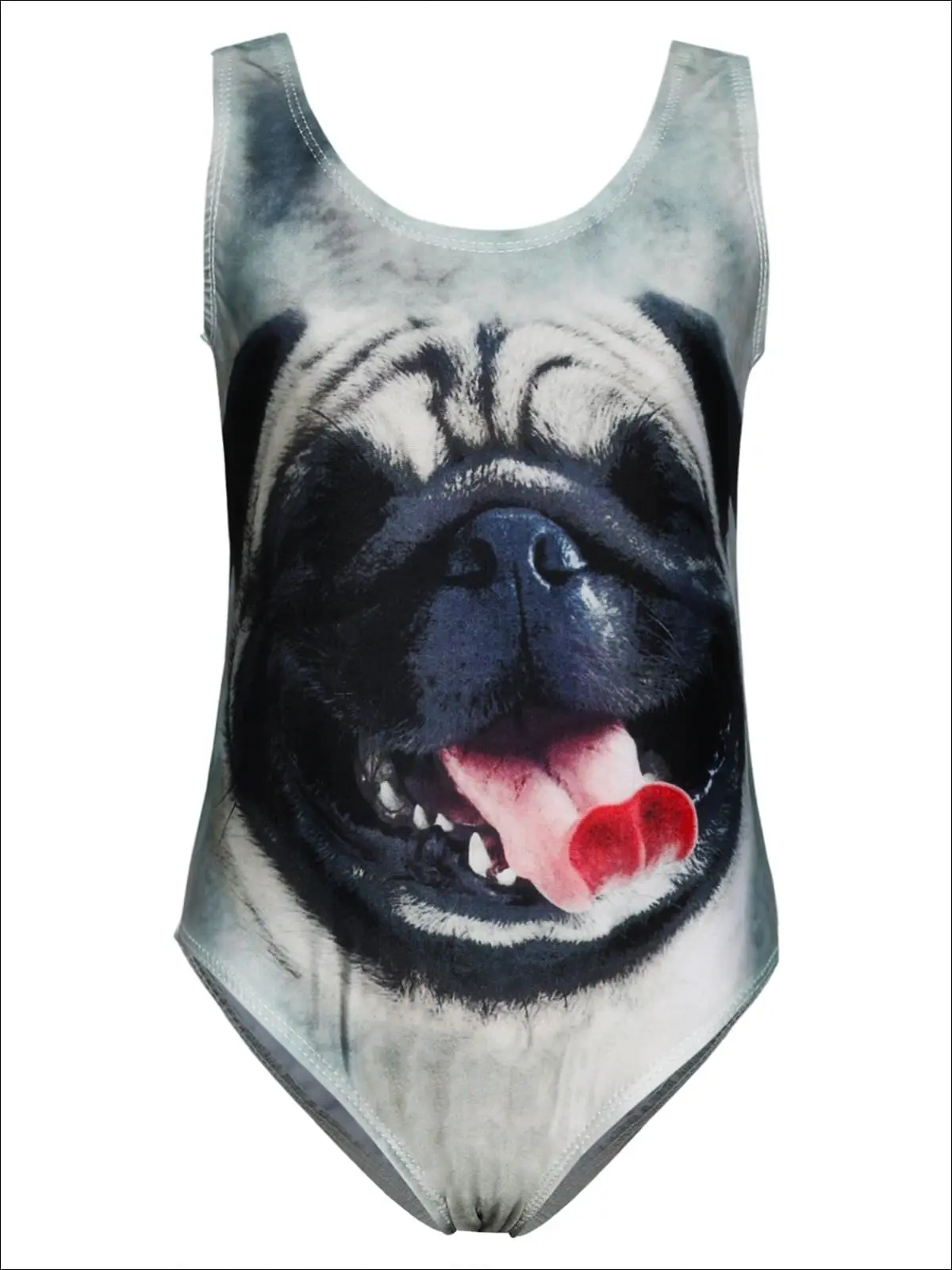 Pugs and Hugs One Piece Swimsuit - Image 3