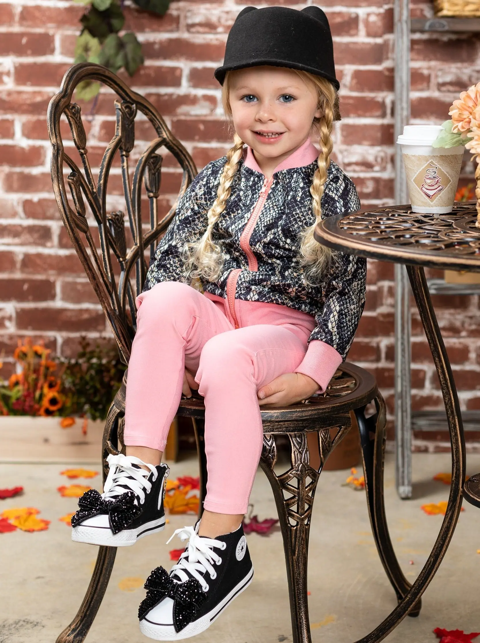 Sassy Snakeskin Bomber Jacket - Image 2
