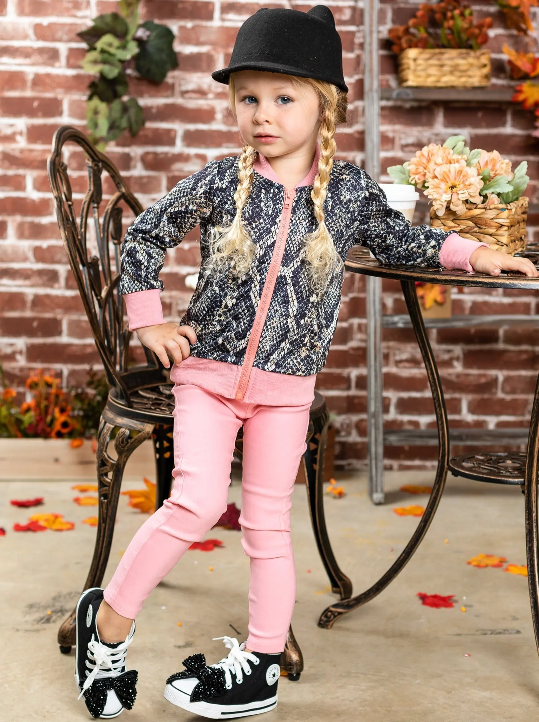 Sassy Snakeskin Bomber Jacket - Image 3