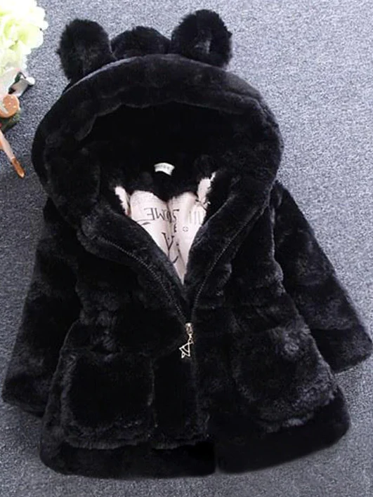Snuggle Bear Plush Hoodie Jacket - Image 3