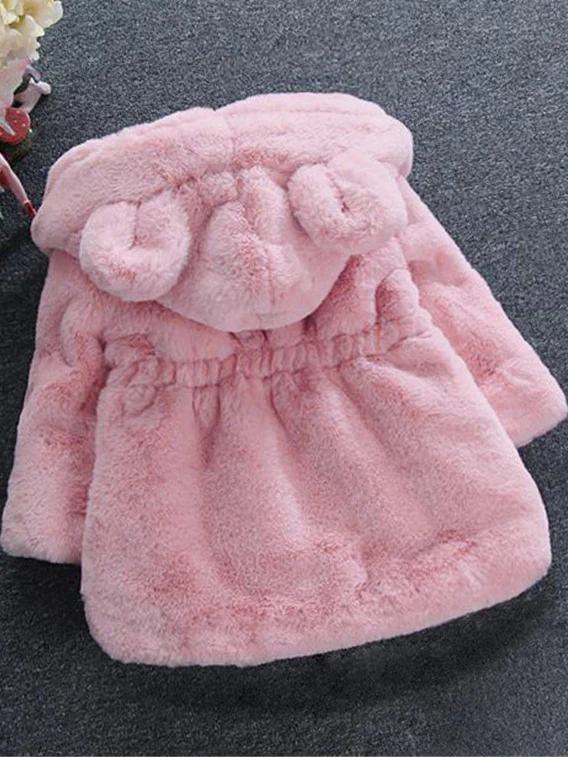 Snuggle Bear Plush Hoodie Jacket - Image 5