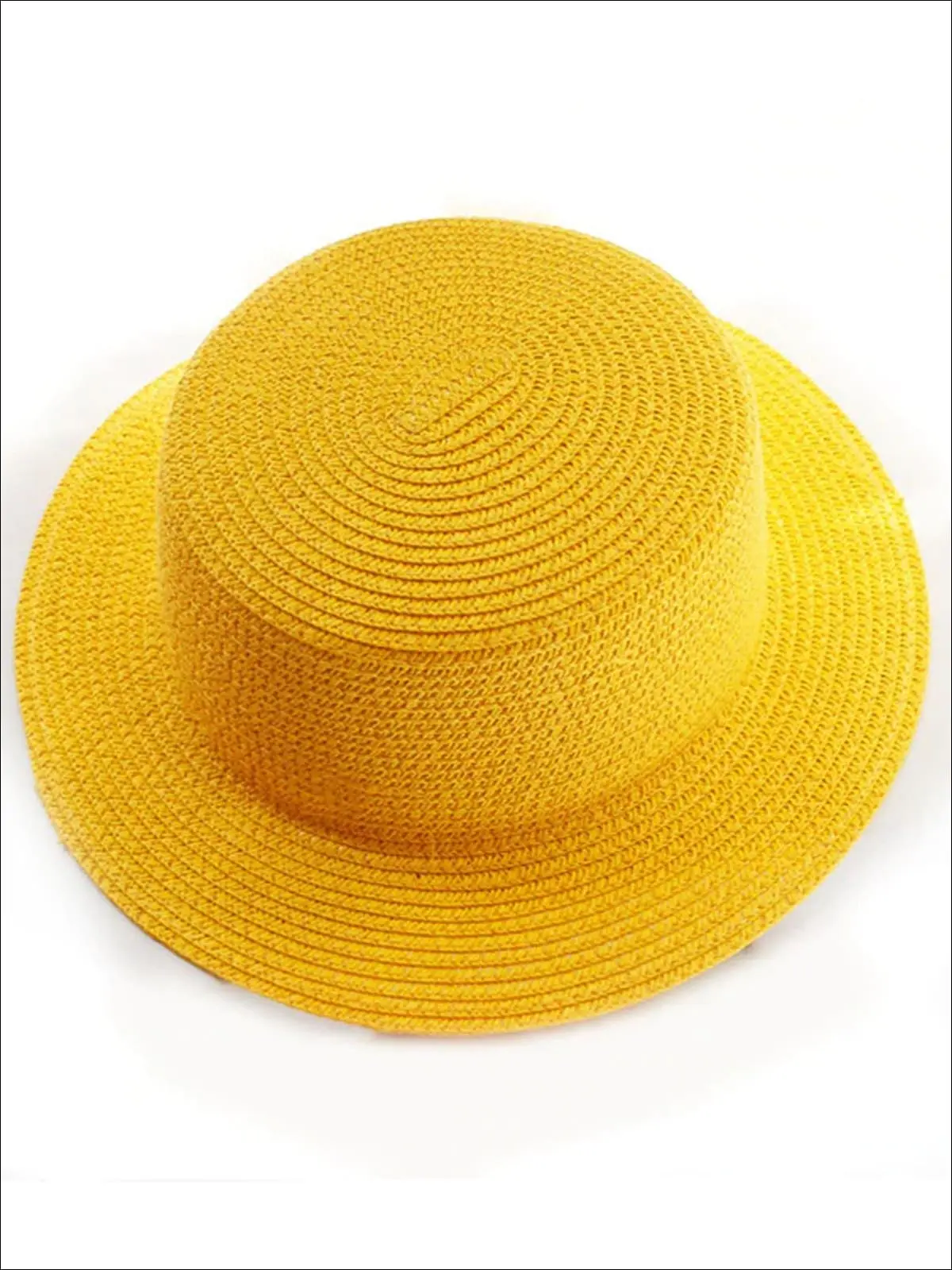 Mommy and Me Solid Color Straw Sun Hat - Image 11