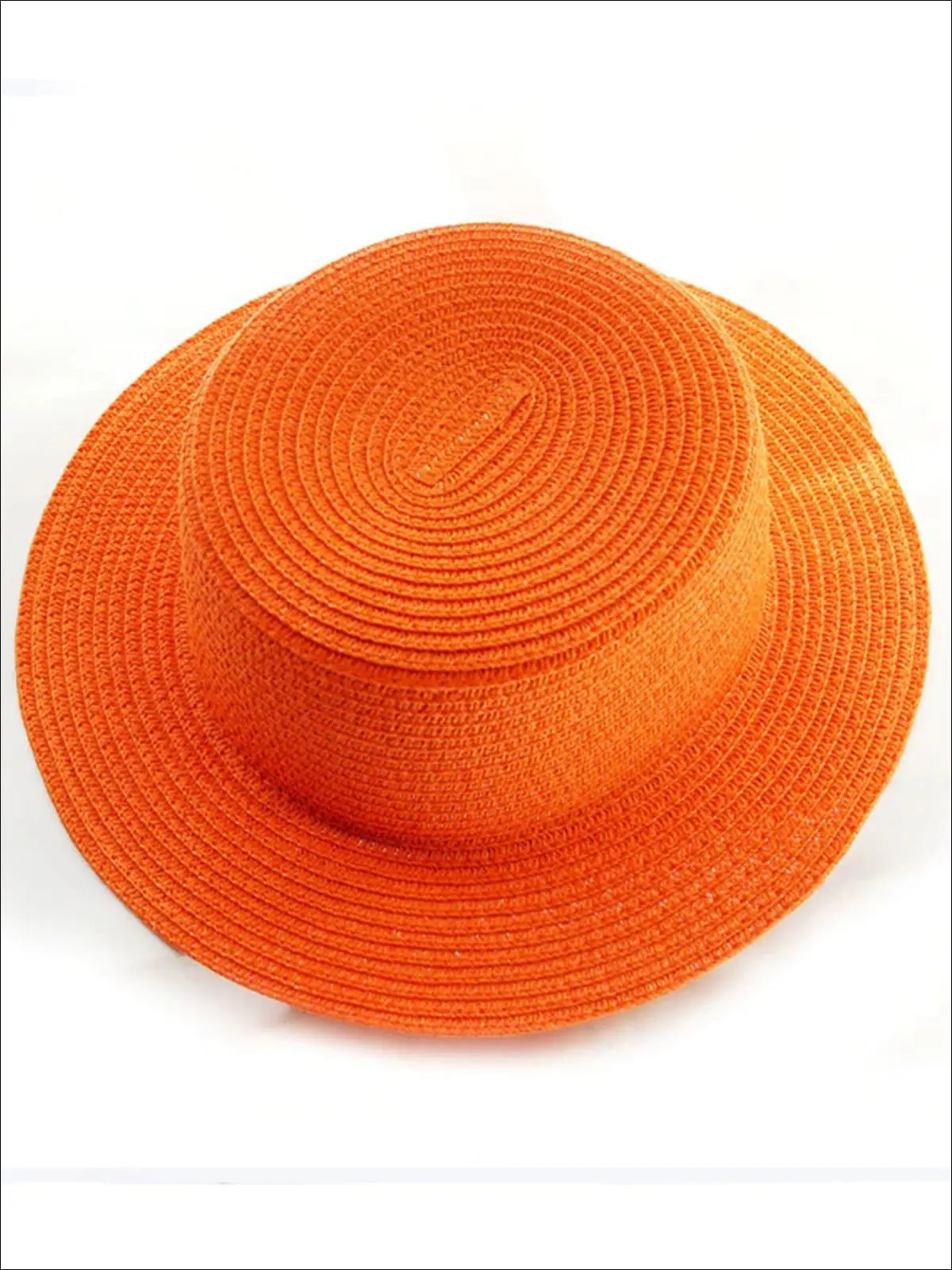 Mommy and Me Solid Color Straw Sun Hat - Image 13