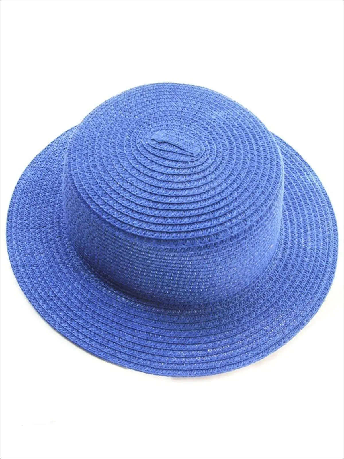 Mommy and Me Solid Color Straw Sun Hat - Image 9