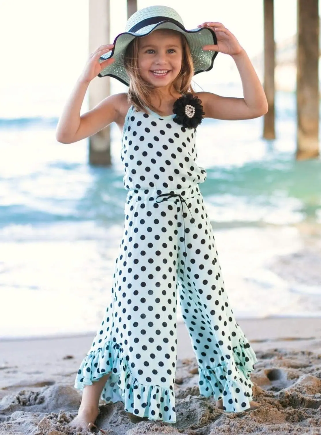Light And Lovely Ruffled Palazzo Jumpsuit - Image 3