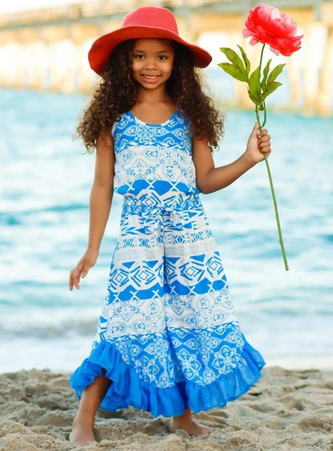 Light And Lovely Ruffled Palazzo Jumpsuit - Image 7