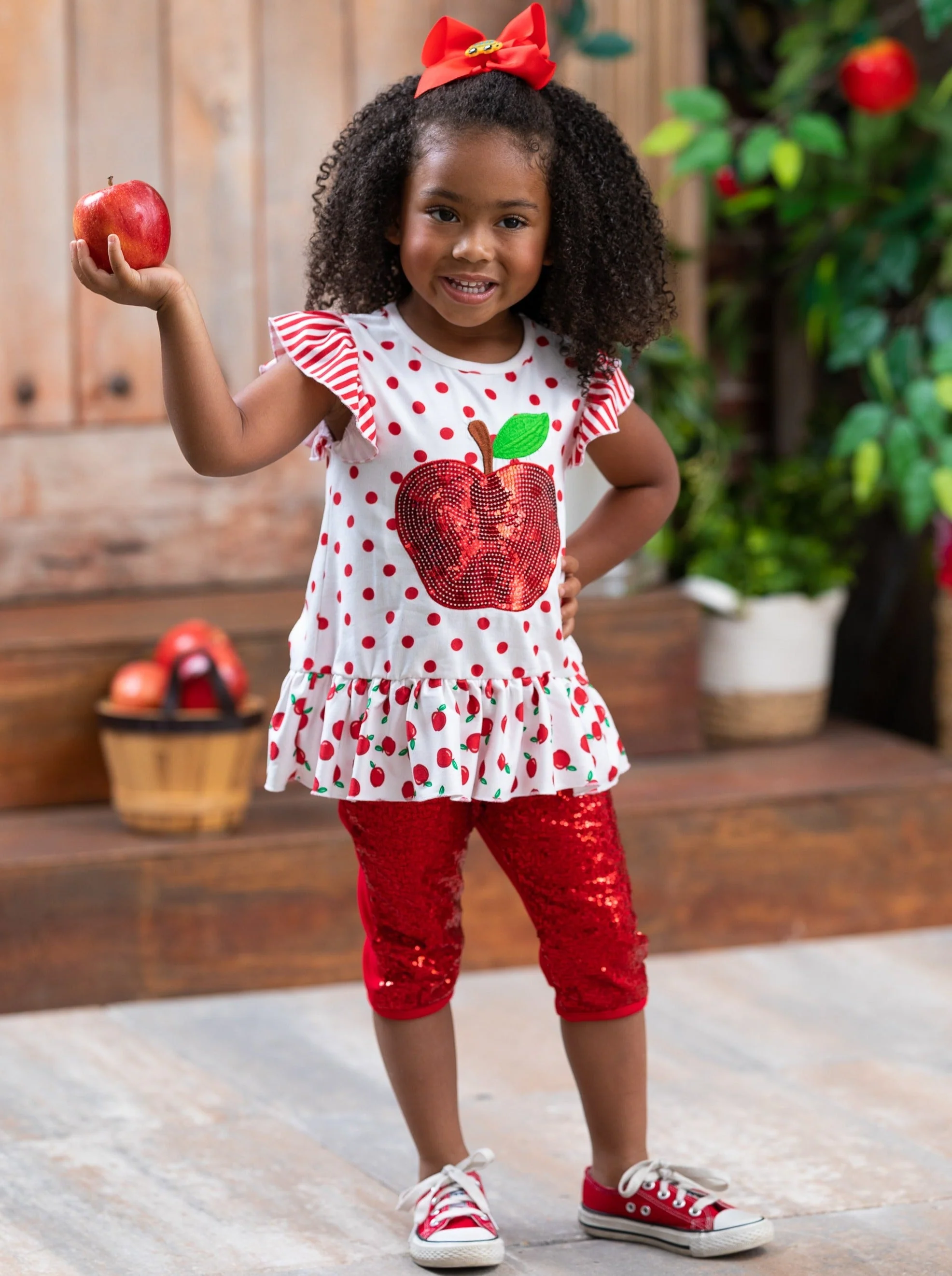 Sparkle Apple, Sparkle Sequin Legging Set - Image 11