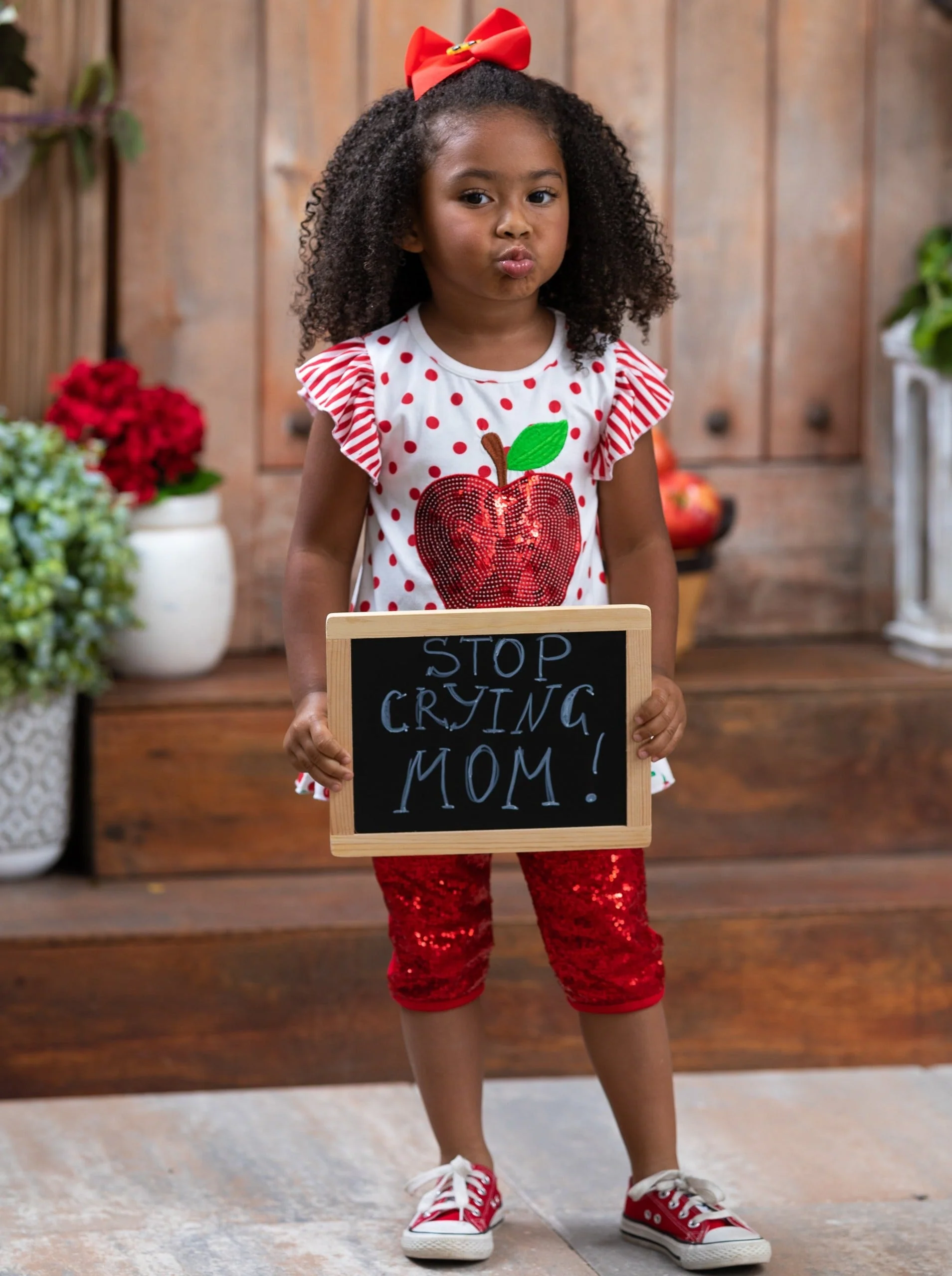 Sparkle Apple, Sparkle Sequin Legging Set - Image 15